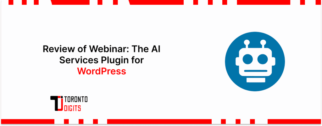 Review of Webinar: The AI Services Plugin for WordPress