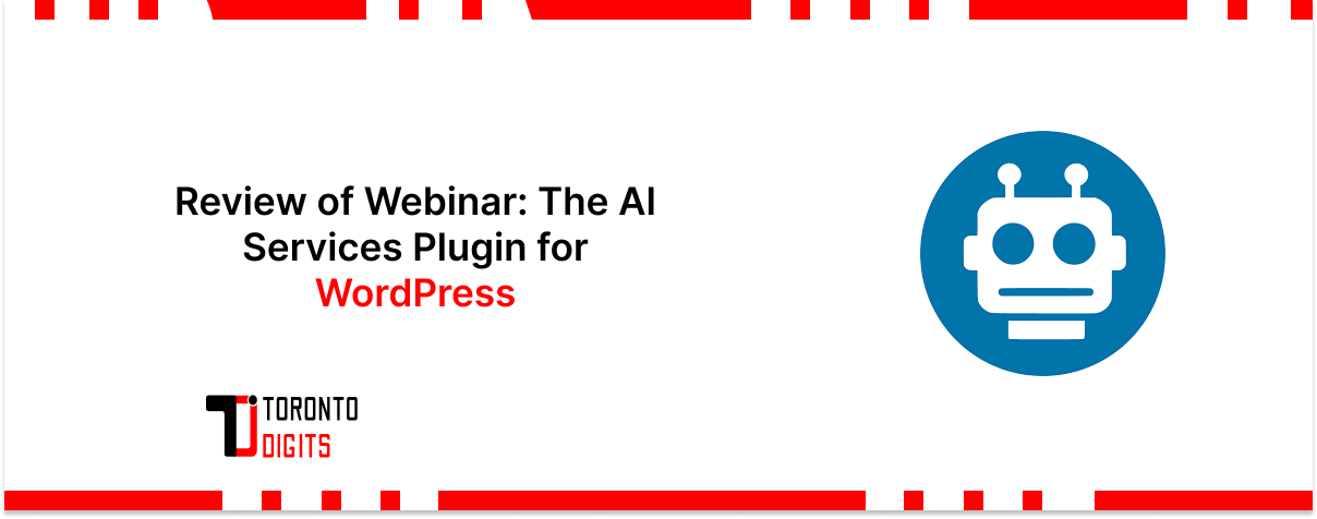 Review of Webinar: The AI Services Plugin for WordPress
